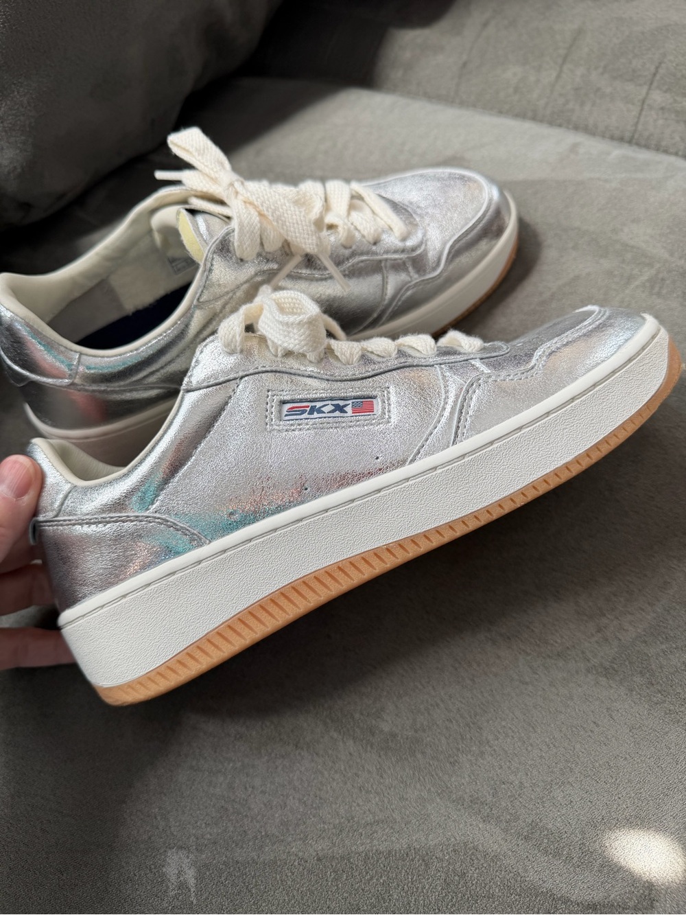 Skechers SKX Silver Sneakers 8
